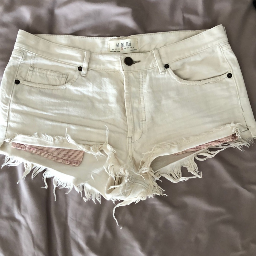 We The Free Destroy Denim Cutoffs